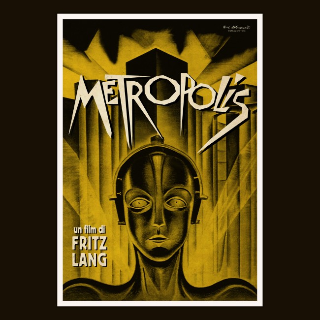 Poster Metropolis Fritz Lang -70X100 CM