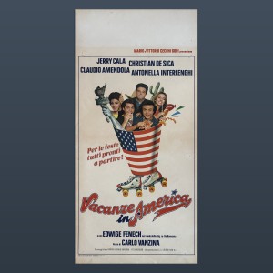Locandina Vacanze In America 1984 - De Sica Calà Vanzina 1 Ed.