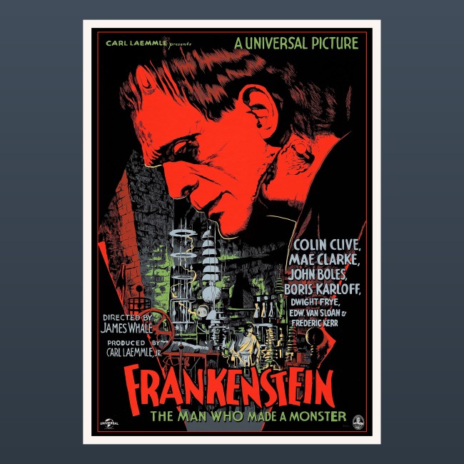 Film Poster Frankenstein - Boris Karloff - 70x100 CM