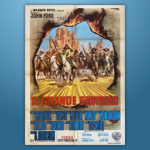 Poster Manifesto Cinema Il Grande Sentiero Cheyenne Autumn 1964