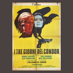 Manifesto I Tre Giorni Del Condor - Robert Redford - 1975 - 100X140 CM