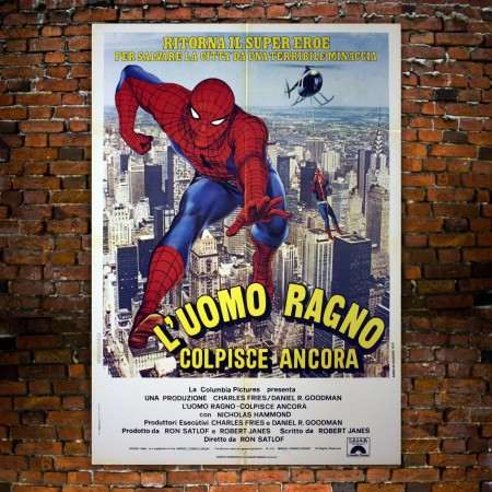 Original Film Poster Spiderman The Dragon's Challenge  - 100x140 CM