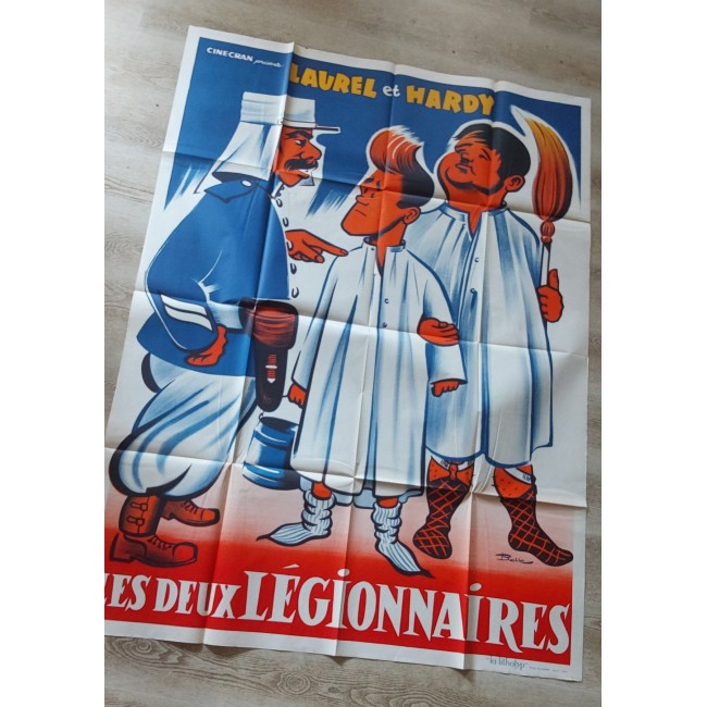 Manifesto originale Legione Straniera Les Duex Legionnaries 120X160 CM