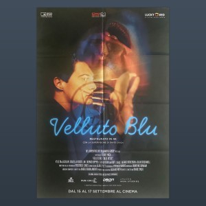 Poster cinematografico Manifesto Velluto Blu Blue Velvet David Lynch 100X140 CM