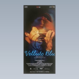 Locandina Velluto Blu Blue Velvet David Lynch 33x70 CM