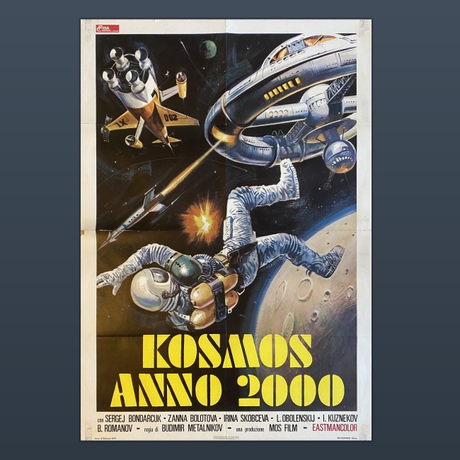 Film Poster Cinema Manifesto Kosmos Anno 2000 - Iven's Silence - 100x140 CM