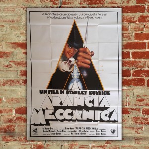 Manifesto Originale Arancia Meccanica -Stanley Kubrick - 140x200 CM