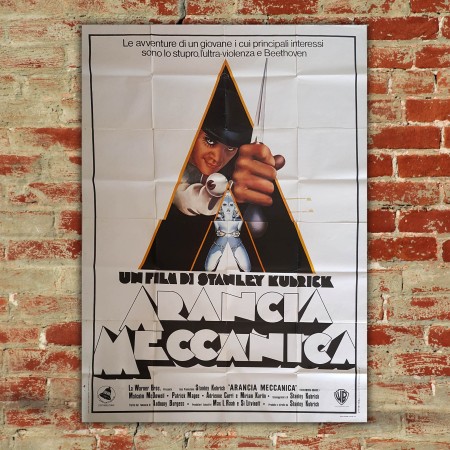 Manifesto Originale Arancia Meccanica -Stanley Kubrick - 140x200 CM