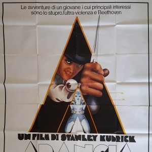 Manifesto Originale Arancia Meccanica -Stanley Kubrick - 140x200 CM 2