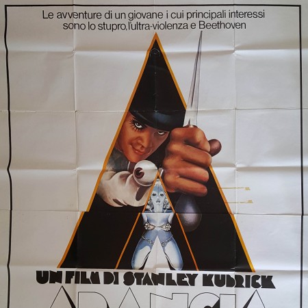 Manifesto Originale Arancia Meccanica -Stanley Kubrick - 140x200 CM