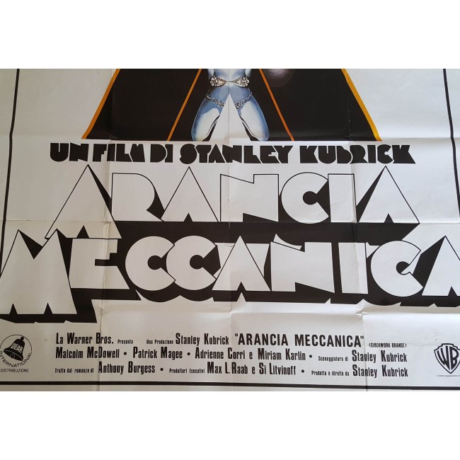 Manifesto Originale Arancia Meccanica -Stanley Kubrick - 140x200 CM