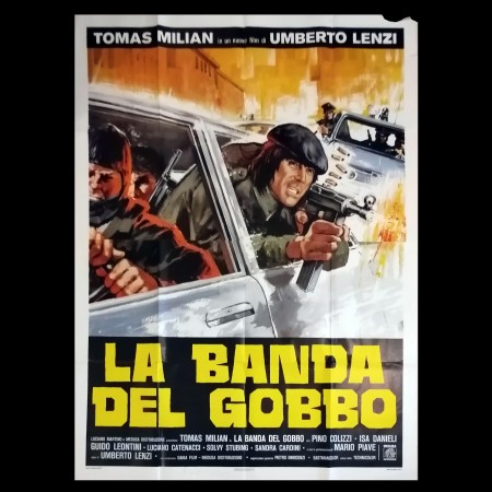 Original Movie Poster 4F La Banda Del Gobbo-Tomas Milian-Umberto Lenzi