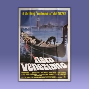 Original Movie Poster 4F Nero Veneziano - 1978 - Ugo Liberatore