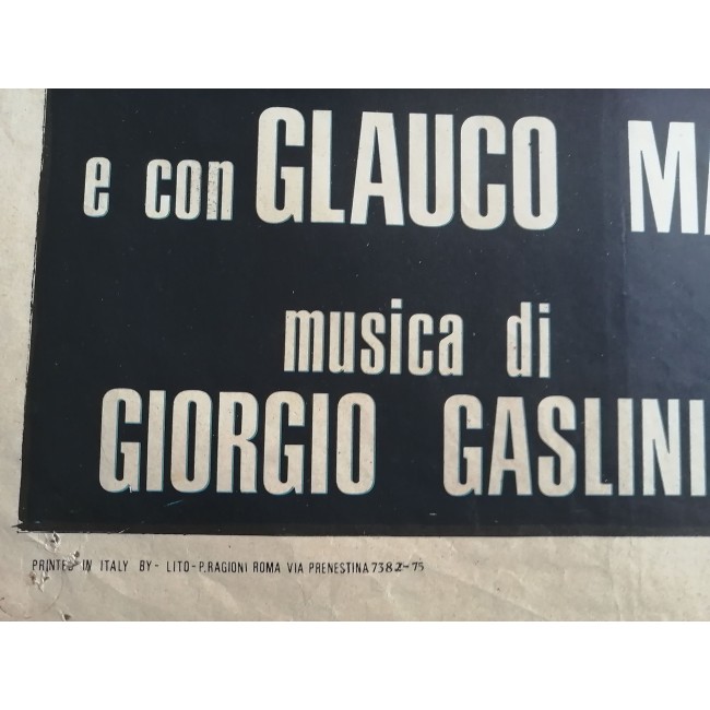 Manifesto Originale 4F Profondo Rosso Dario Argento 1975