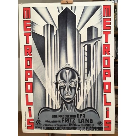 Manifesto Vintage Metropolis Fritz Lang Edizione Limitata 100x140 CM