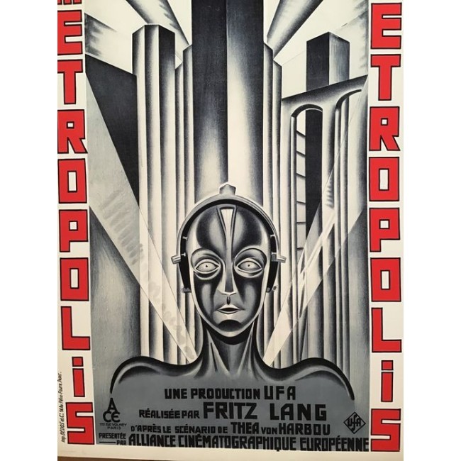 Manifesto Vintage Metropolis Fritz Lang Edizione Limitata 100x140 CM