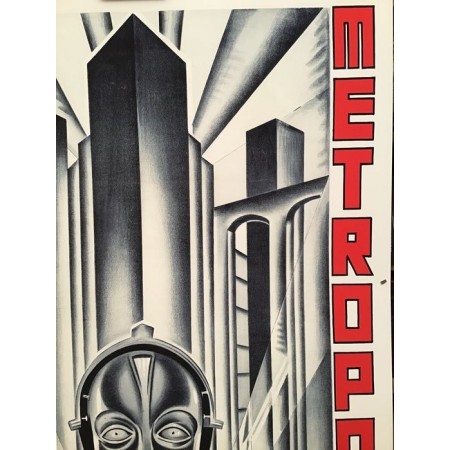 Manifesto Vintage Metropolis Fritz Lang Edizione Limitata 100x140 CM