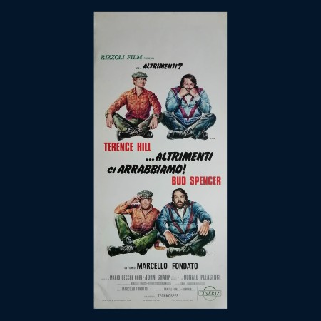 Locandina Originale Prima Edizione Altrimenti Ci Arrabbiamo - 1974
