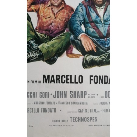 Locandina Originale Prima Edizione Altrimenti Ci Arrabbiamo - 1974