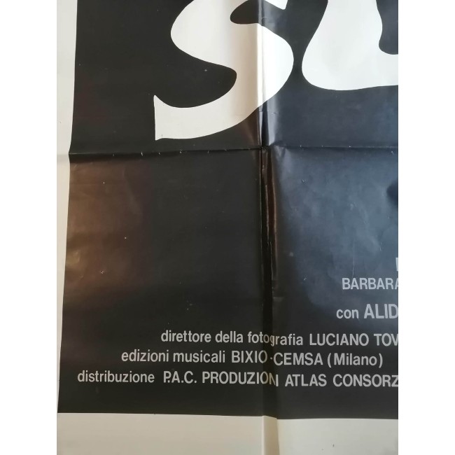Manifesto Originale 4F Suspiria 1977 Dario Argento 140x200 CM