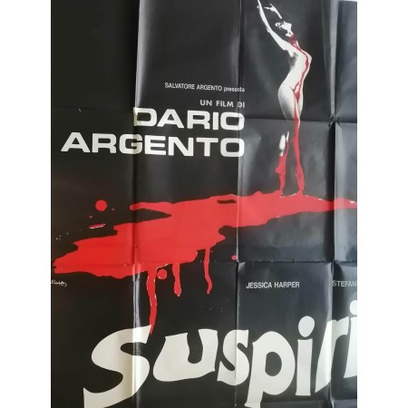 Manifesto Originale 4F Suspiria 1977 Dario Argento 140x200 CM
