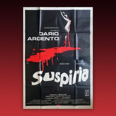 Manifesto Originale 4F Suspiria 1977 Dario Argento 140x200 CM
