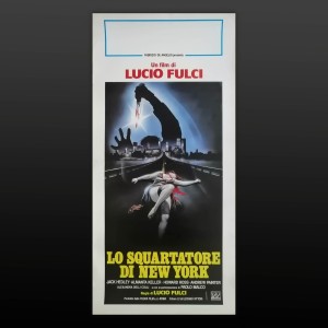 Locandina Originale Lo Squartatore Di New York  - 1982 - Lucio Fulci - 33x70 CM