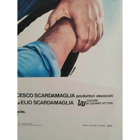 Locandina Originale Chissà perché Capitano Tutte A Me - Bud Spencer 1980