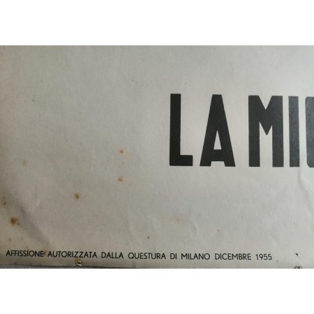 Poster Manifesto Pubblicitario Originale Macchina Da Cucire Dubied