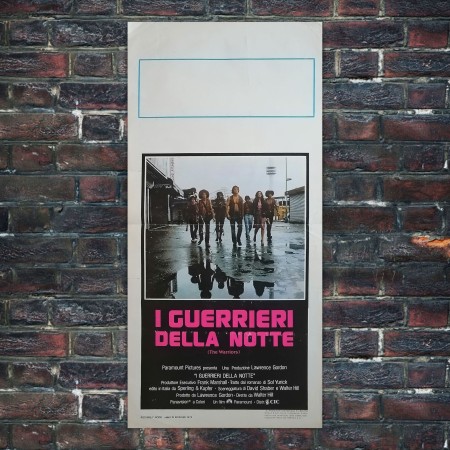 Locandina Originale I Guerrieri Della Notte - The Wariors 33x70 CM