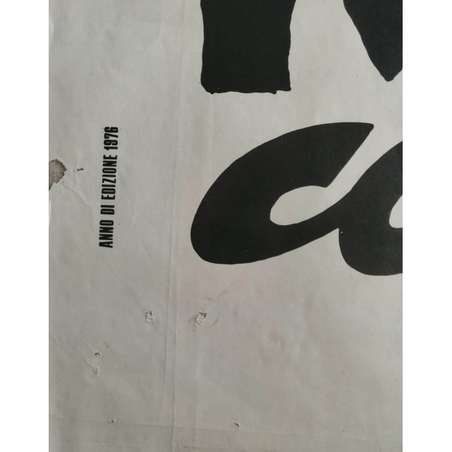 Manifesto 2F Originale Mark Colpisce Ancora - 1976 - 100X140 CM