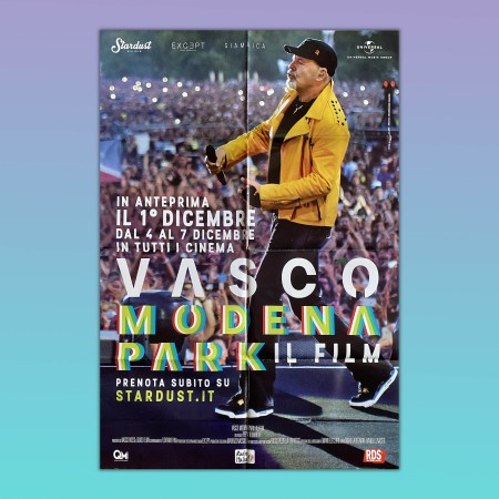 Manifesto Poster 2F Vasco Rossi Modena Park 2017 100X140 CM
