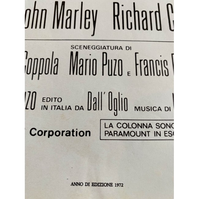 Locandina Originale Il Padrino The Godfather - 33x70 CM - Marlon Brando