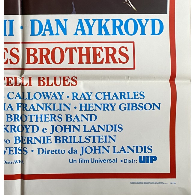 Manifesto 2F The Blues Brothers - 100x140 CM