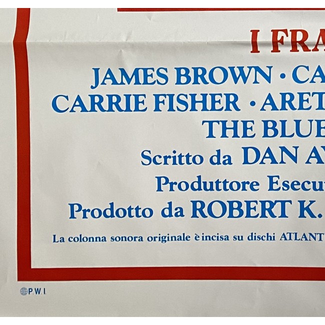 Manifesto 2F The Blues Brothers - 100x140 CM