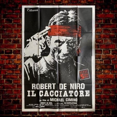 Poster Manifesto 4F Il Cacciatore The Deer Hunter Robert De Niro 1978