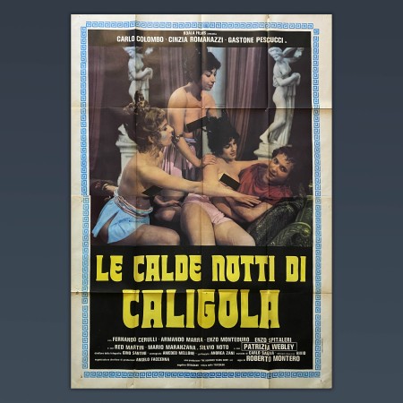 Poster Manifesto 4F Le Calde Notti Di Caligola 1977 Patricia Webley