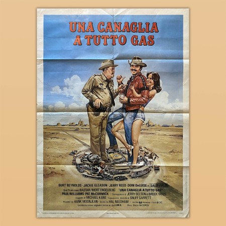 Poster Manifesto Una Canaglia A Tutto Gas SMOKEY AND THE BANDIT II 1980 Burt Reynolds