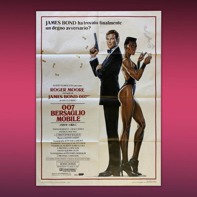 Original Movie Posters A View to a Kill - Roger Moore - 100x140 CM