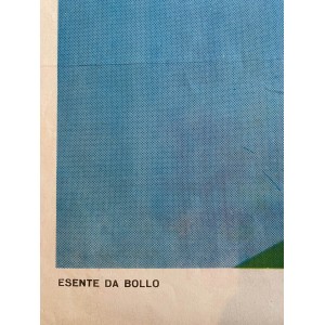 Manifesto Originale Aeronautica Militare Concorso 120 Ufficiali Piloti Anni di Complemento 2