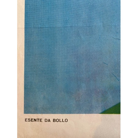 Manifesto Originale Aeronautica Militare Concorso 120 Ufficiali Piloti Anni di Complemento