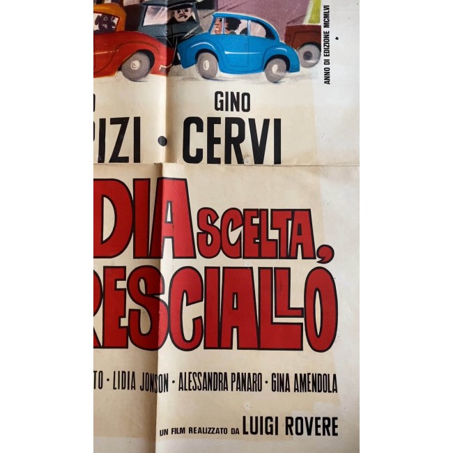 Manifesto 4F Originale Guardia Guardia Scelta Maresciallo E Brigadiere