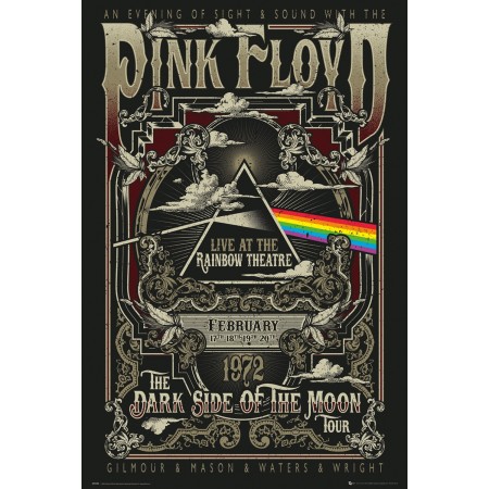 Poster PINK FLOYD Rainbow Theatre 61X91,5 CM