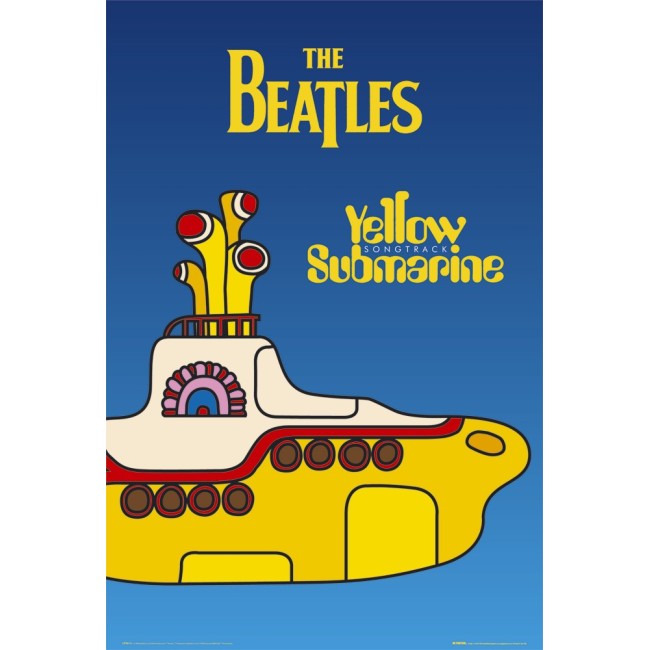Poster Ufficiale THE BEATLES Yellow Submarine Cover