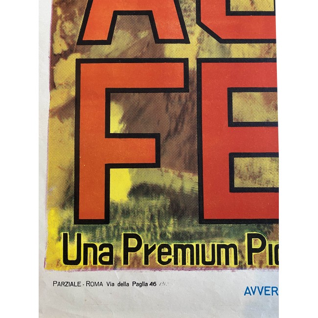 Poster Manifesto Originale Agente Federale Pier 5 Havana  - Cameron Mitchell, Allison Hayes