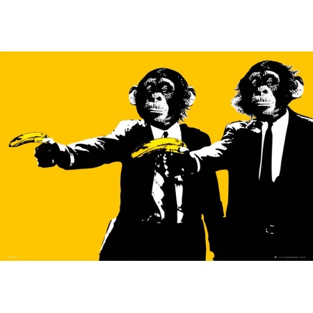 Poster Funky MONKEYS Bananas 61X91.5