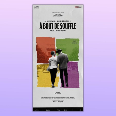 Poster Locandina À Bout De Souffle Fino all'ultimo respiro - Jean Luc Godard