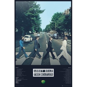 Poster The Beatles Abbey Road Tracks 61X91,5 CM