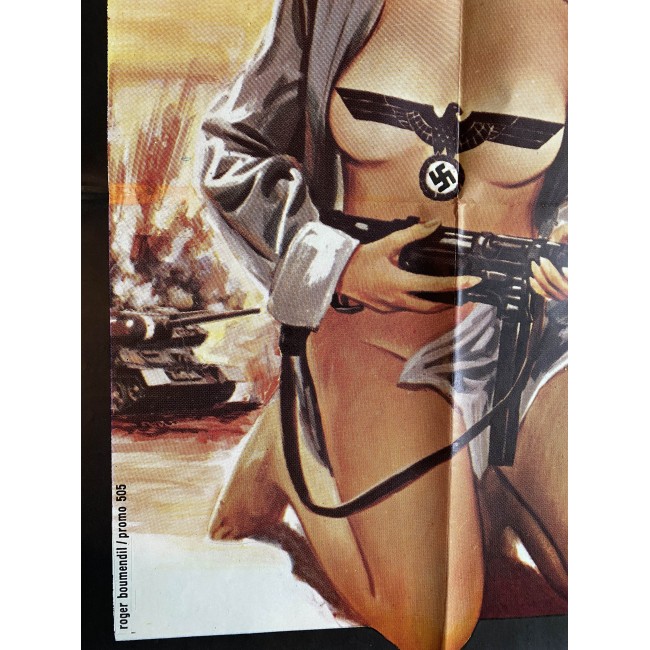 Poster Manifesto Originale Gretchen Sans Uniforme 1973 Fraulein In Uniforme