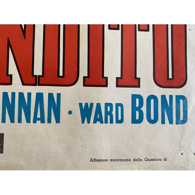Manifesto 2F L'Amante Del Bandito Singing Guns 1950 R G Springsteen 100X140 CM